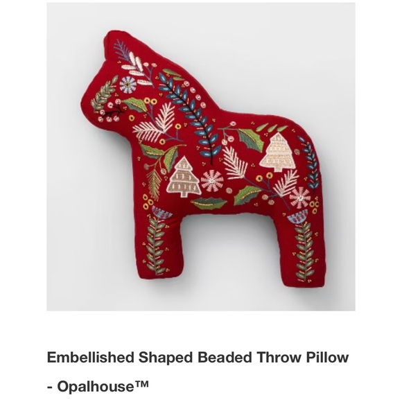 Target opalhouse Christmas pillow - Picture 4 of 4